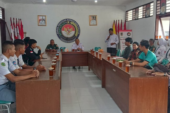 SOSIALISASI WAWASAN KEBANGSAAN BAGI CALON ANGGOTA PASKIBRAKA TINGKAT KABUPATEN KLATEN TAHUN 2024