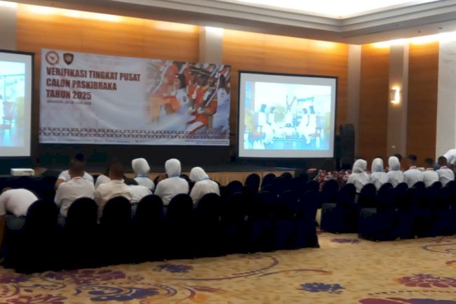 Klaten mengirimkan perwakilan mengikuti Verifikasi Tingkat Pusat Calon Paskibraka Nasional Tahun 2025  