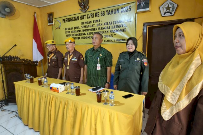 HUT ke-68 LVRI: Bakesbangpol Klaten Teguhkan Semangat Juang Menuju Indonesia Emas 2045