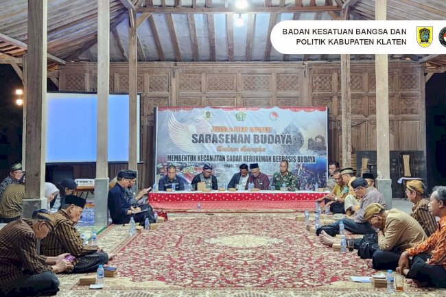 Pengukuhan Pengurus Kecamatan Jatiom Sadar Kerukunan Berbasis Budaya
