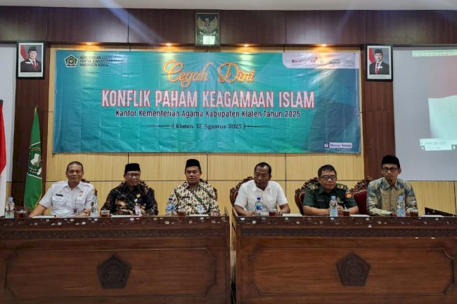 Cegah Dini Konflik Paham Keagamaan Islam diselenggaran oleh Kemenag Klaten