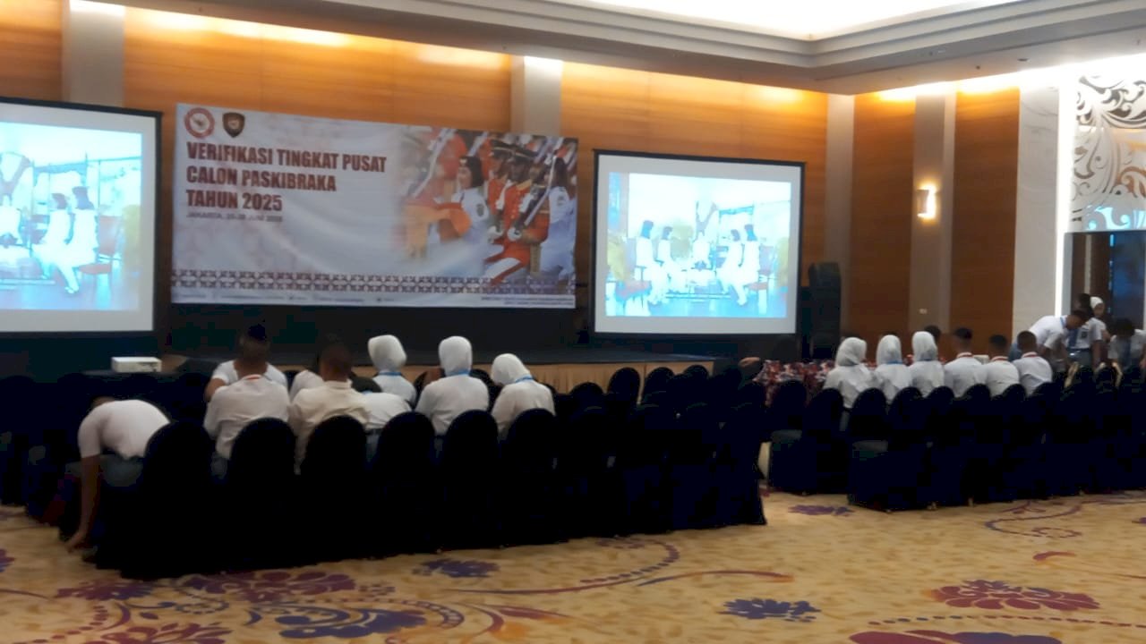 Klaten mengirimkan perwakilan mengikuti Verifikasi Tingkat Pusat Calon Paskibraka Nasional Tahun 2025  