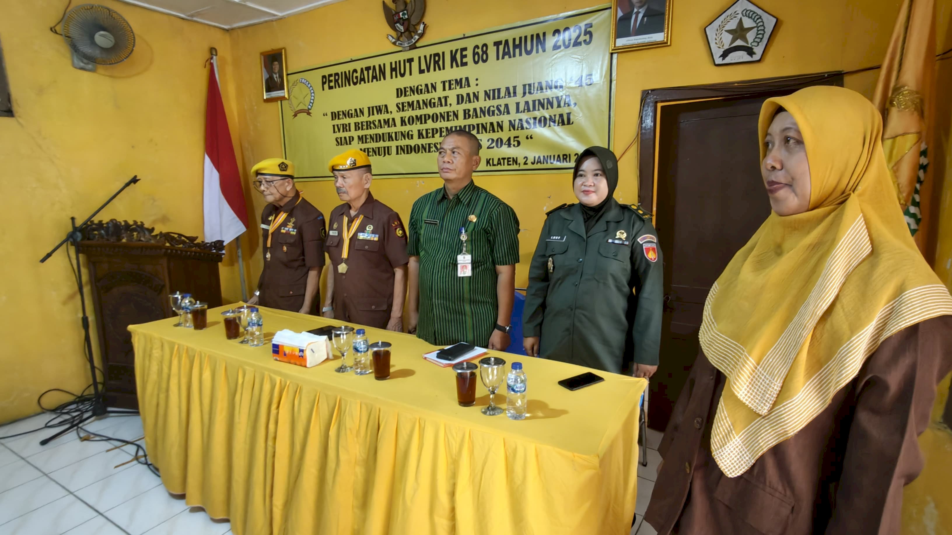 HUT ke-68 LVRI: Bakesbangpol Klaten Teguhkan Semangat Juang Menuju Indonesia Emas 2045