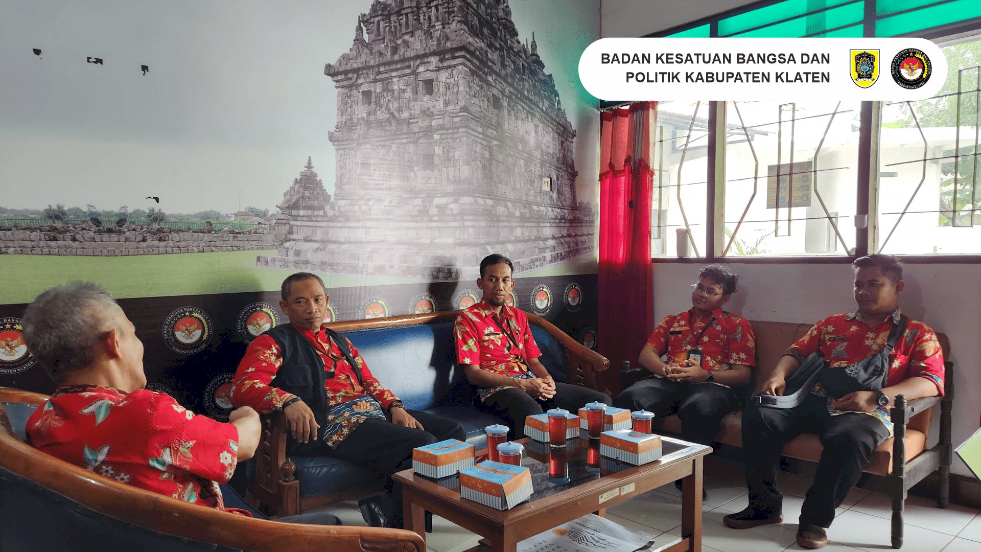 Diskominfo Klaten Lakukan Monev Keterbukaan Informasi Publik di Bakesbangpol