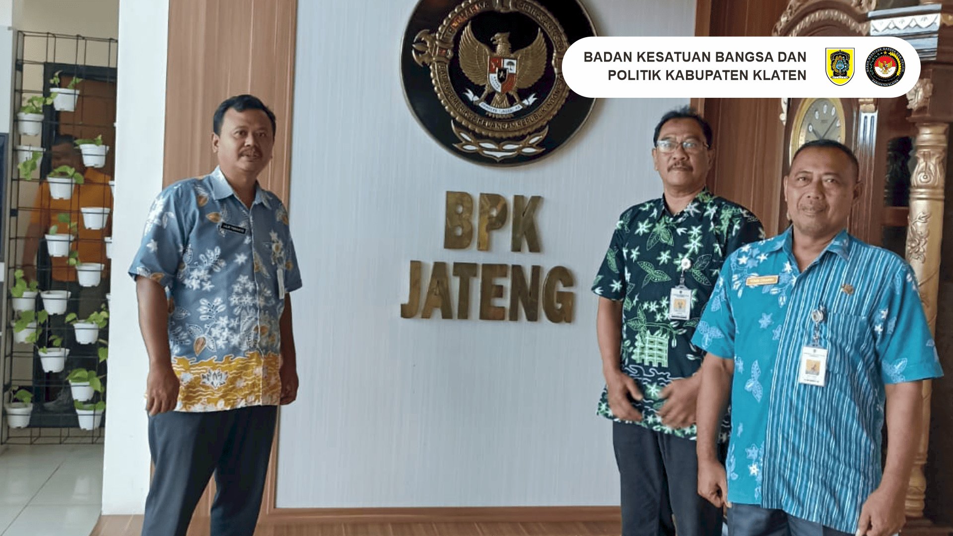 Bakesbangpol Klaten Serahkan Laporan Pertanggungjawaban Hibah Bantuan Keuangan Partai Politik TA 2024 ke BPK RI