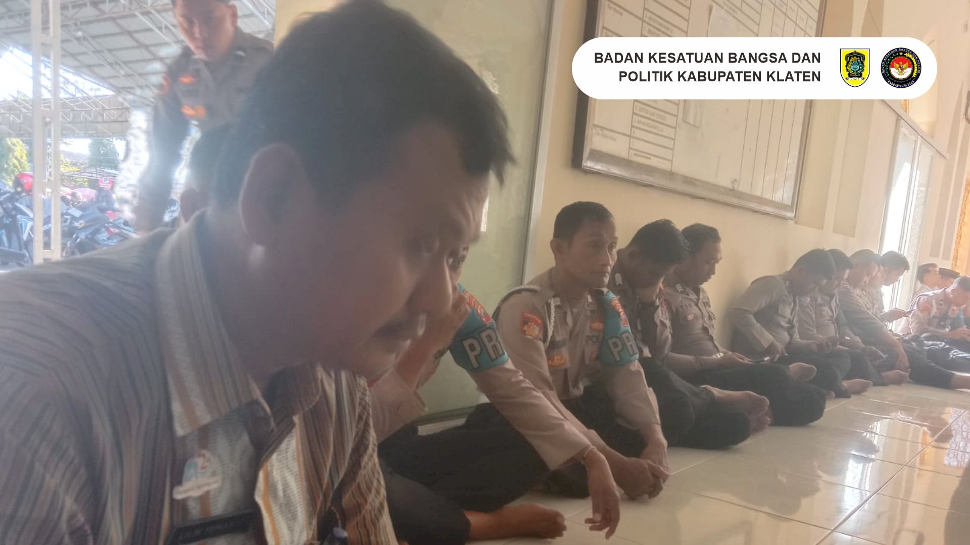 Bakesbangpol Klaten Hadiri Doa Bersama Jaga Kondusivitas Kamtibmas di Polres Klaten