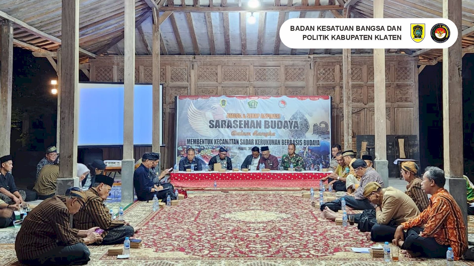 Pengukuhan Pengurus Kecamatan Jatiom Sadar Kerukunan Berbasis Budaya