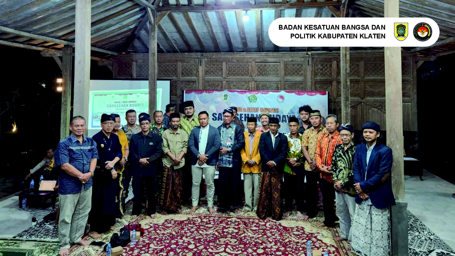 Pengukuhan Pengurus Kecamatan Jatiom Sadar Kerukunan Berbasis Budaya