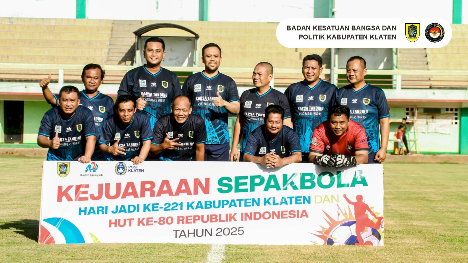 Kejuaraan Sepak Bola Meriahkan HUT RI ke-80 dan HUT Kabupaten Klaten ke-221