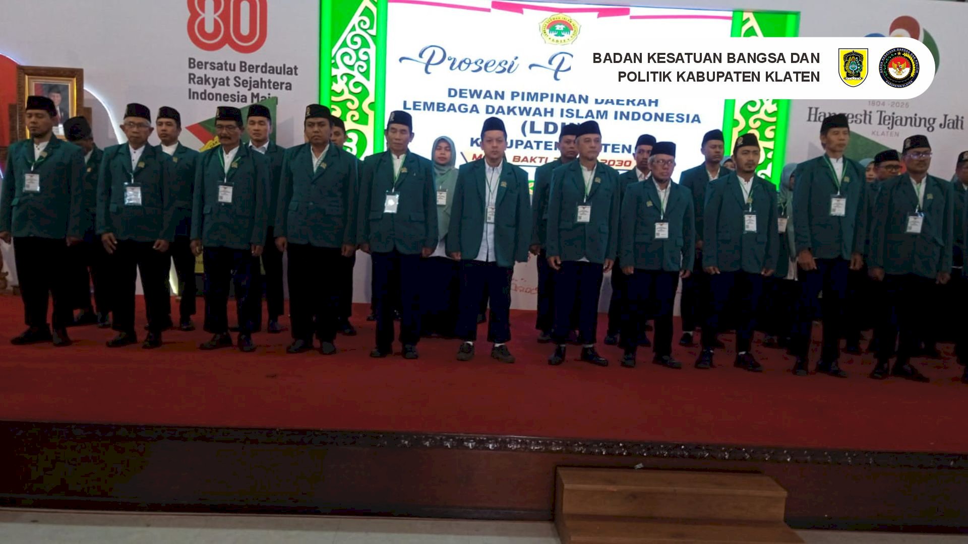 Pengukuhan Dewan Pimpinan LDII Kabupaten Klaten Masa Bhakti 2025–2030