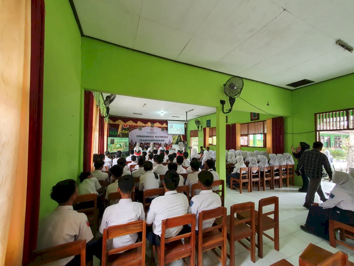 Gelar Pembudayaan Nilai-Nilai Pancasila bagi Pelajar di Kabupaten Klaten
