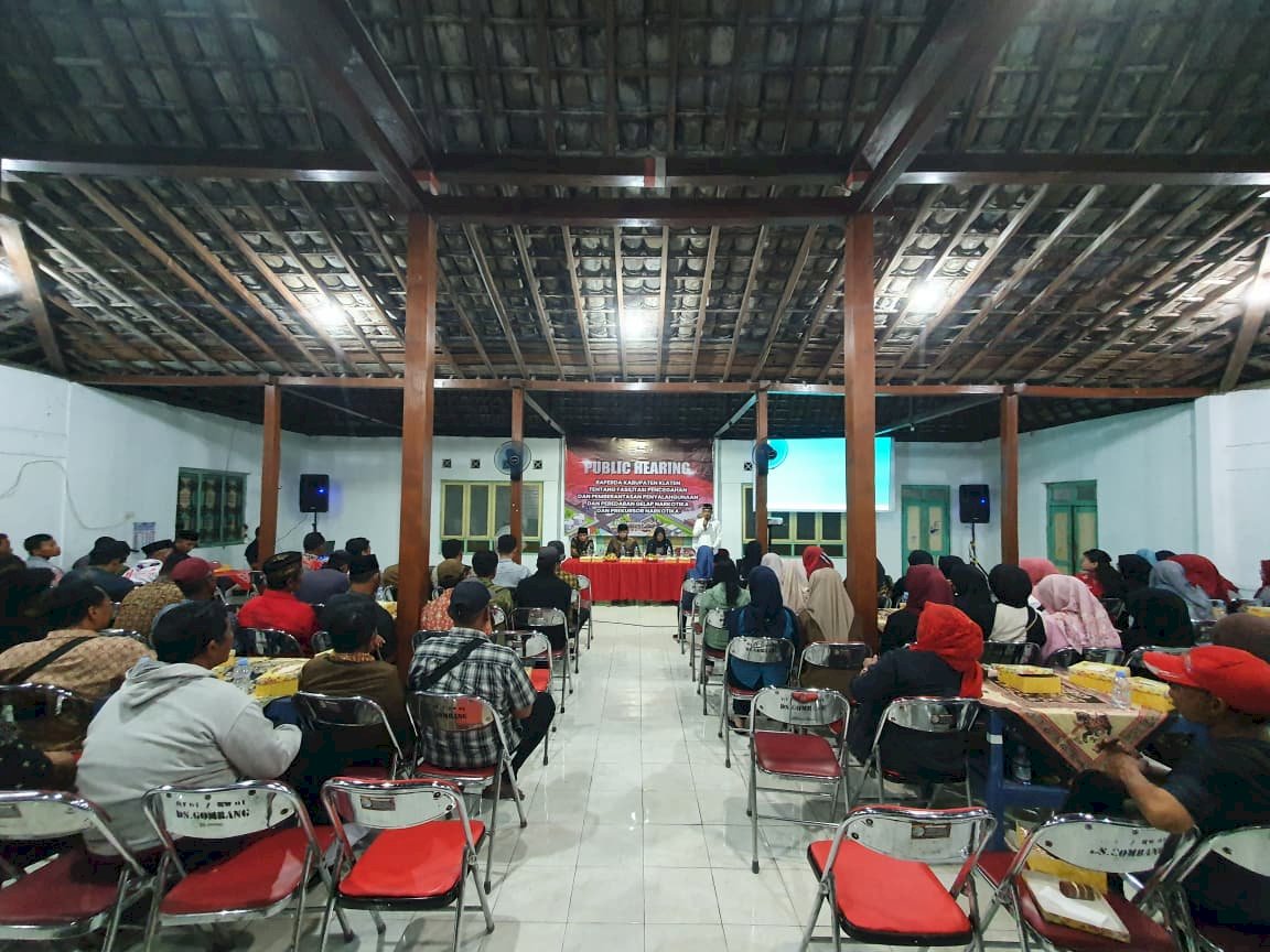 Serap Aspirasi Masyarakat, DPRD dan Pemkab Klaten Bahas Raperda Pencegahan Penyalahgunaan Narkotika